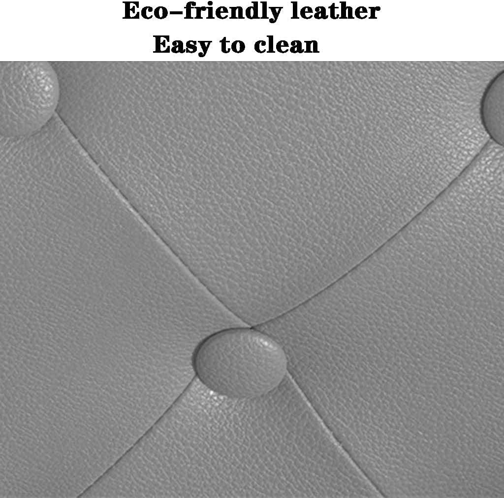 Couch European-Style Simple Princess Double Sofa Chair for Boys and Girls Small Resting Leather Armchair Beside The Bed in The Bedroom Easy to Clean (Colour: Blue Size: 6045104cm) (Green 60*45*104c