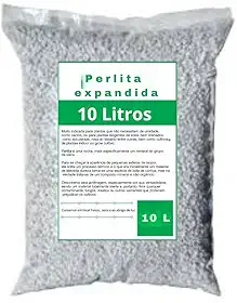 Perlita Expandida para Substrato de Suculentas Cactos Rosa do Deserto e Outras Plantas 10 Litros