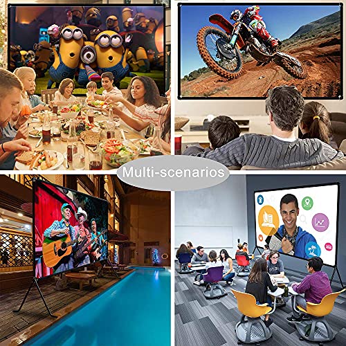 Telo per proiettore (150), telo con supporto, 16