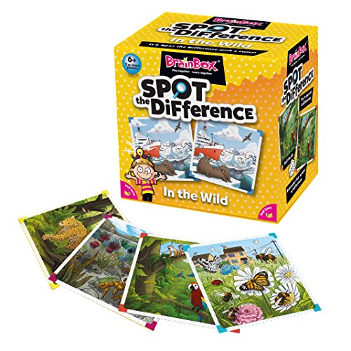 Green Board Games 91017 BrainBox Spot La différence dans la Nature