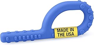 ARK Textured Grabber® XXT Super Tough Sensory P Chew for Kids and Adults - Oral Motor Chewy Tool for Sensory Processing, Biting Chewing Therapy, Autism, Special Needs, or Any Need to Chew - Royal Blue