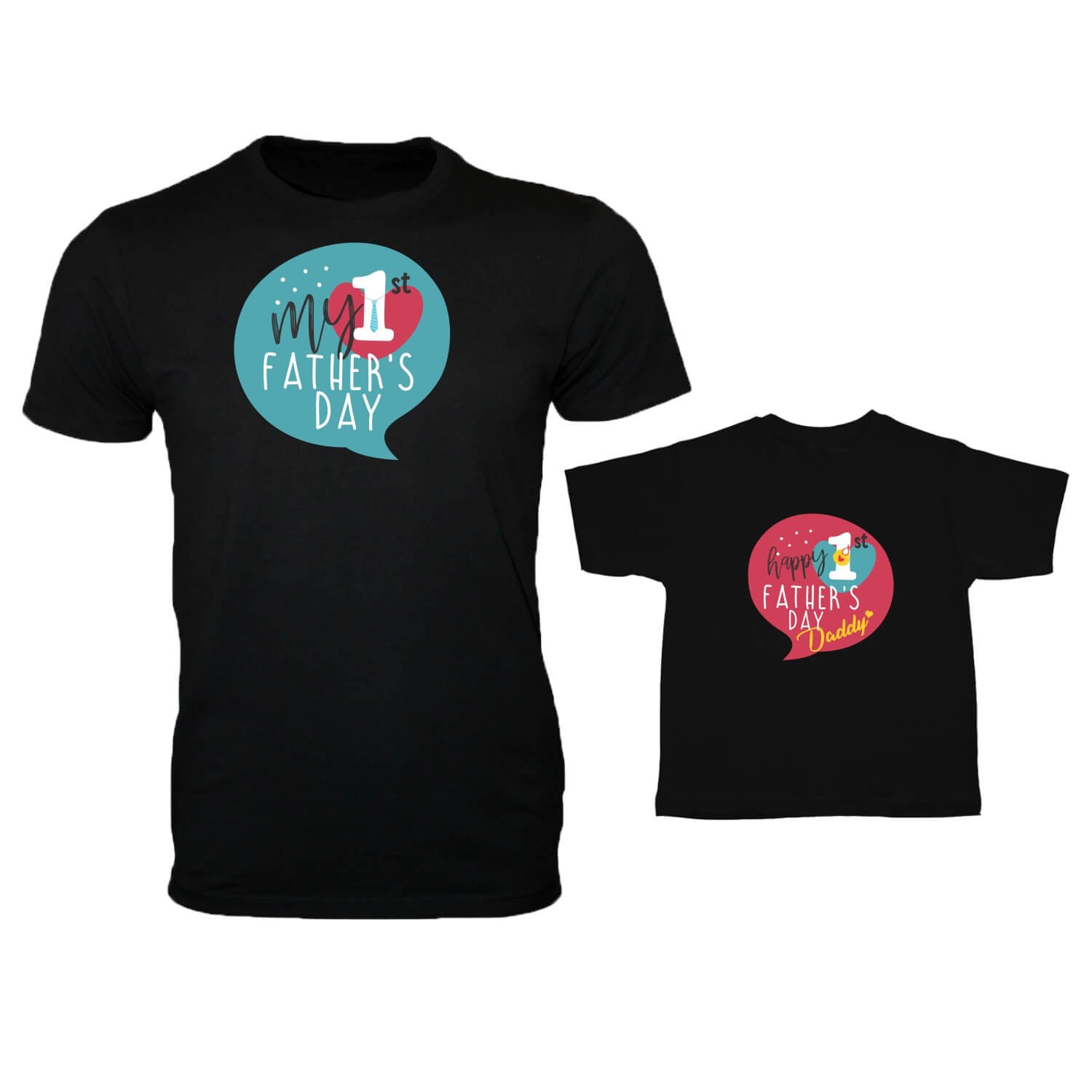 YaYa cafeTheYaYaCafe Dad Kid Family Matching T-Shirts First Father Day T-Shirts_ (Sold Separately)