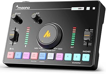 Amazon | MAONO オーディオミキサー オーディオインターフェース