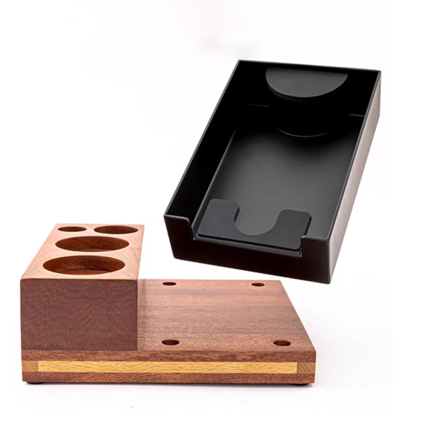 Stacja tamper do espresso, 58 mm tamper do kawy, akcesoria do espresso, dozownik kawy do idealnie kompaktowych fusów do kawy, profesjonalne narzędzia dla baristów