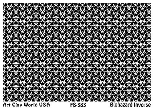 FlexiStamps Texture Sheets Biohazard Inverse Design - 1 Pc.