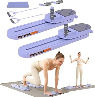 Pilates Reformer Board - Home Pilates Apparates, Foldable Portable Mini Pilates Board, Portable Multifunctional Pilates Exercise Equipment, Premium Equipment for Women Home Fitness