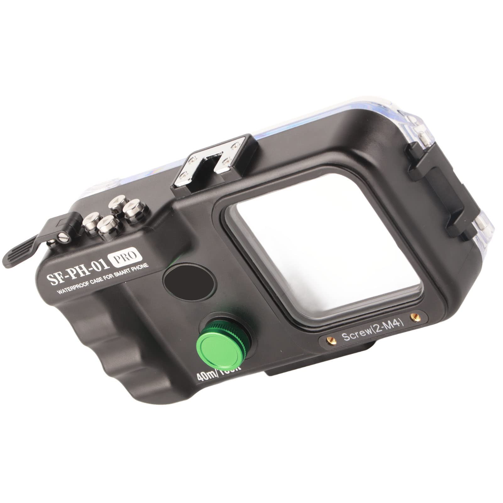 Funda de Teléfono de Buceo para Teléfono Inteligente Resistente Al Agua, Carcasa Protectora de 40 M de Profundidad para Fotografía Subacuática, PC y Material de Acero Inoxidable, Se Adapta a