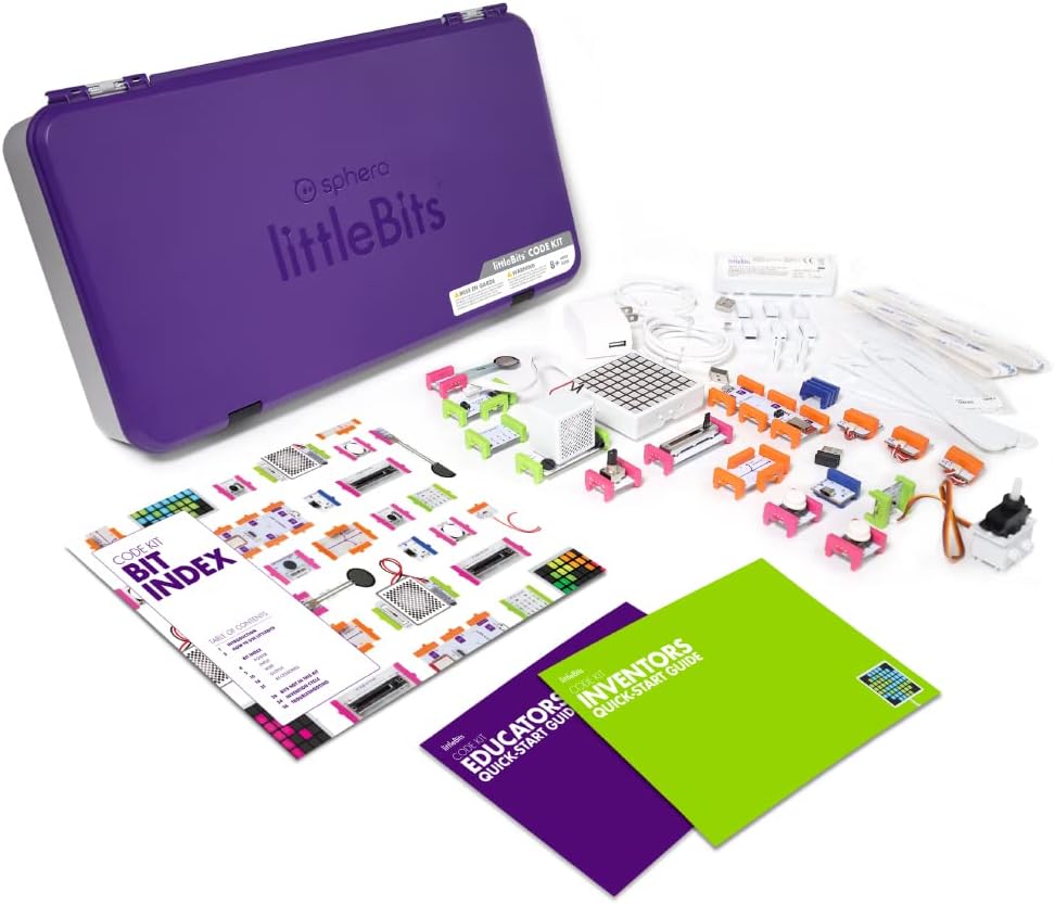 Amazon.com: littleBits Education Code Kit - Coding and Electronics Kit ...
