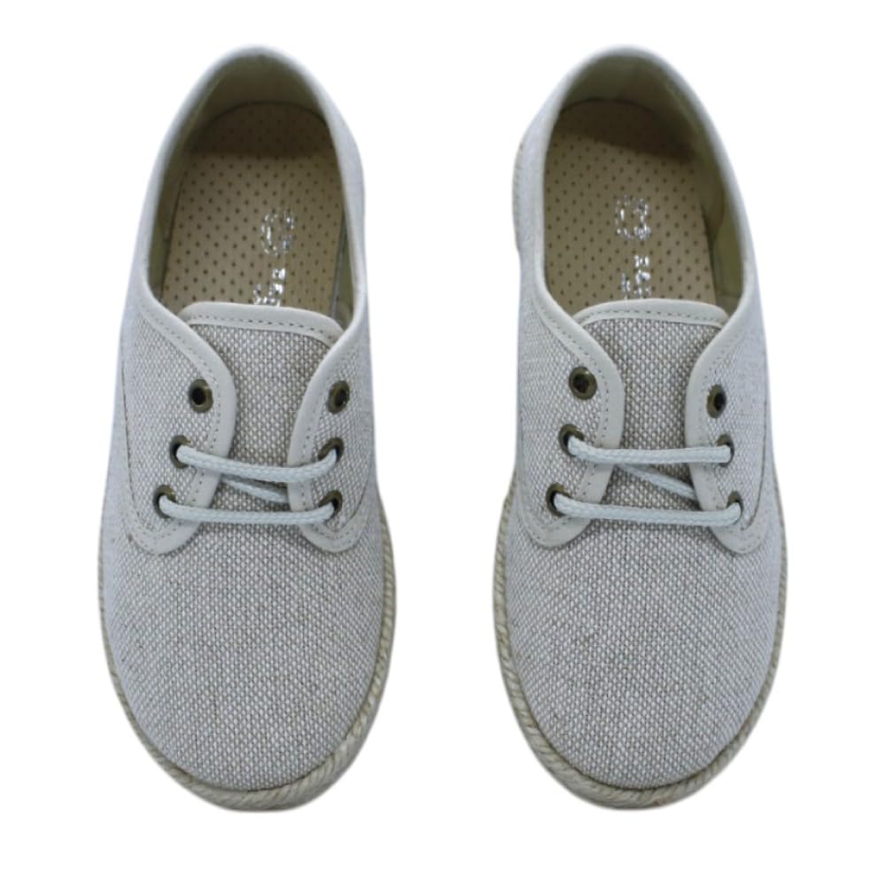 Zapy - Inglesitas Alpargatas Lino Crudo - U400341 para: Niños