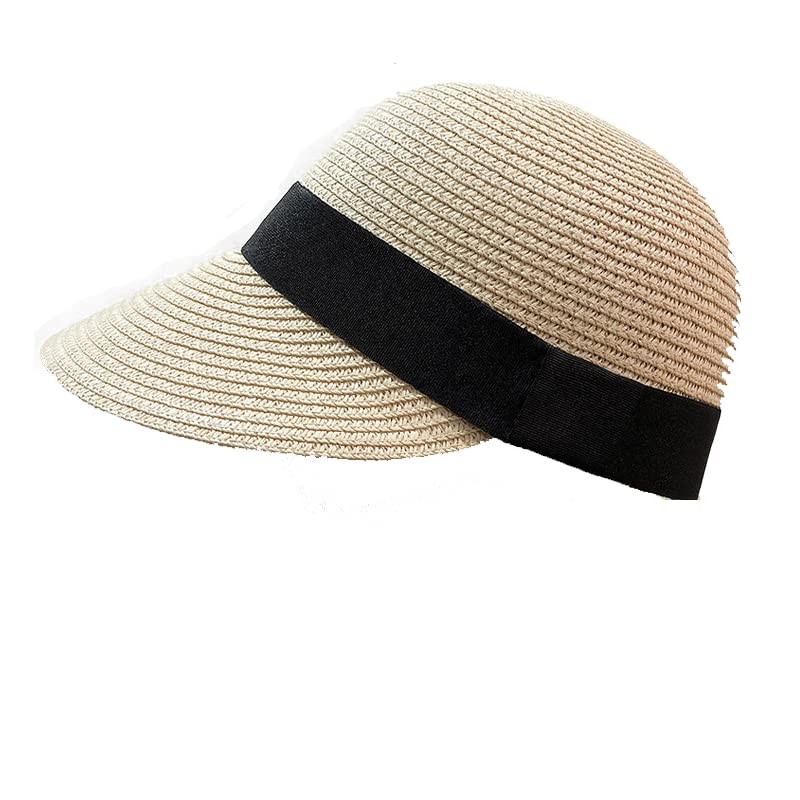 Chapeau de soleil d'été pour femme en paille Panama respirant de marque KIAZHAO