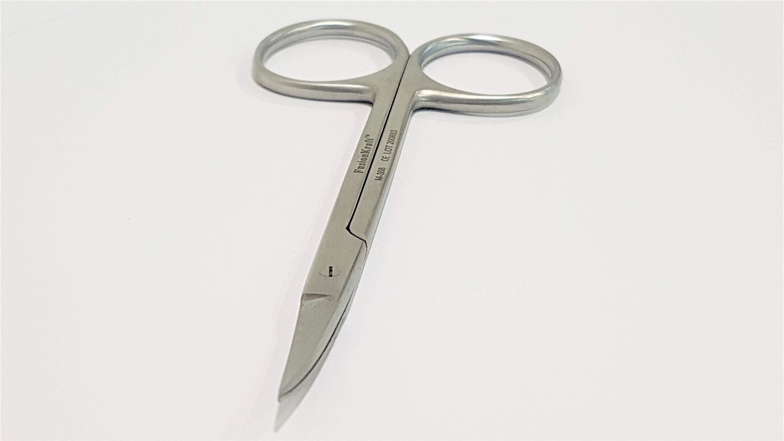 FusionKraft Iris Scissors, Curved Blades, Sharp Pointed Tips, 5" - Image 3 thumbnail