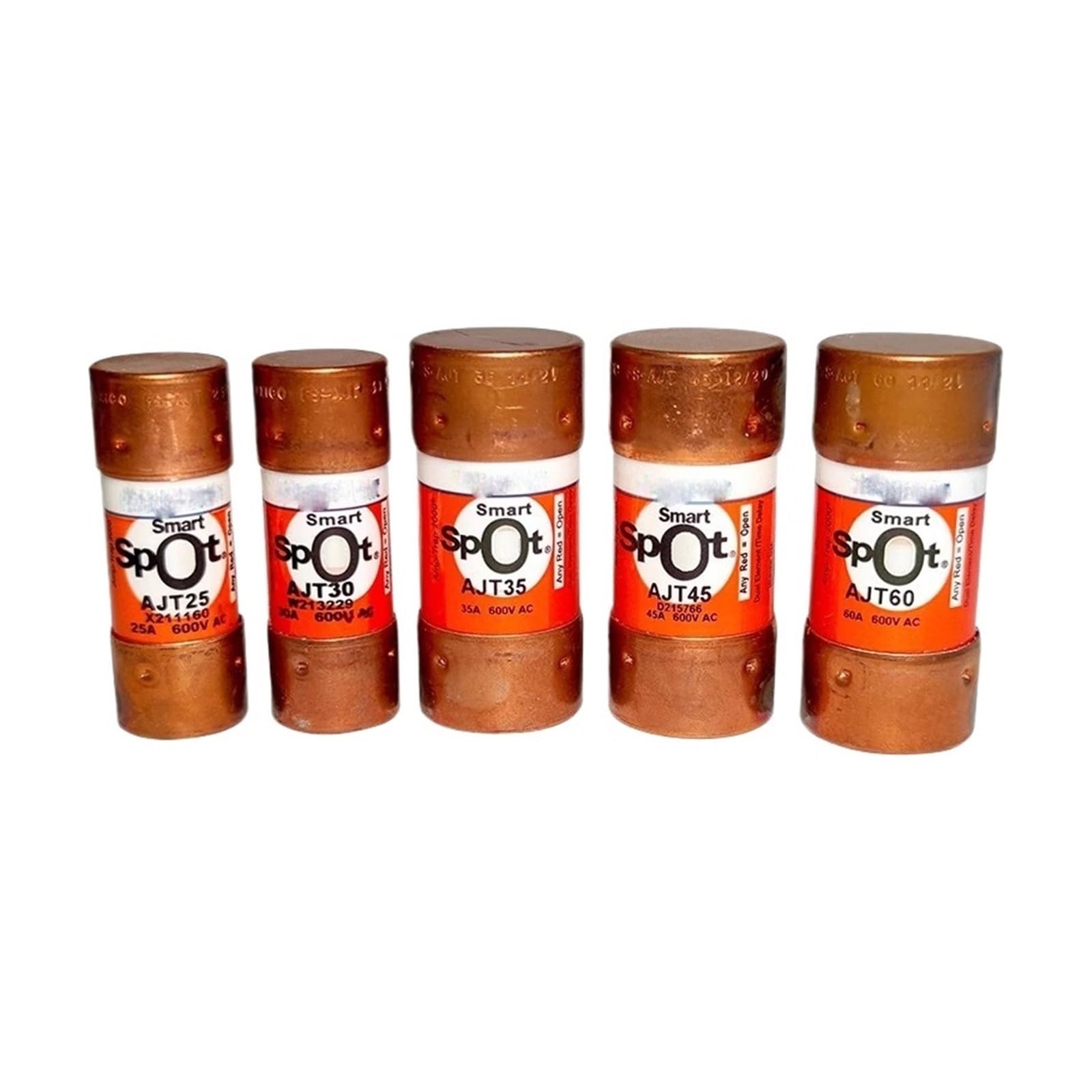 CLBSWYEJK 5/PCS fuse AJT50 50A AJT60 60A 600V AJT10/12/15/20/25/30/35/40/45(AJT40 40A)