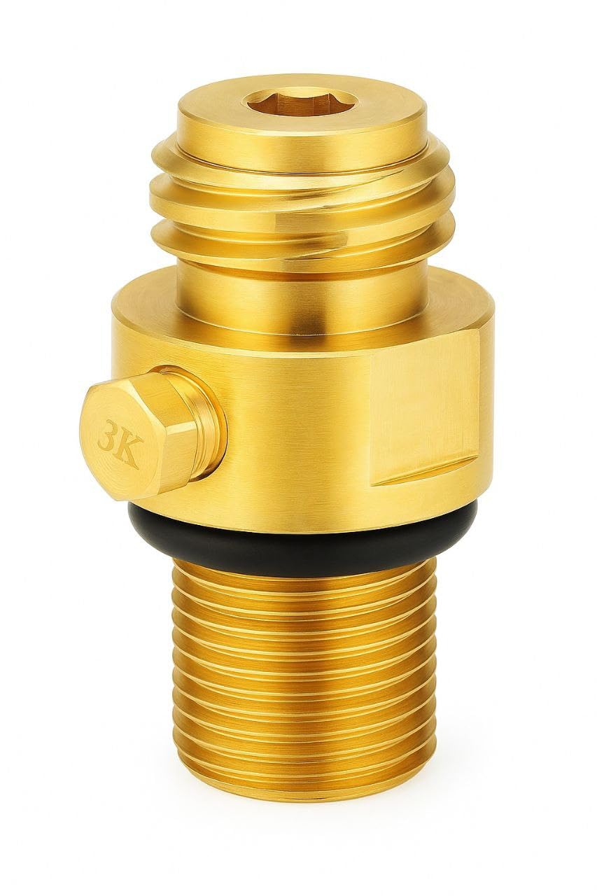 Hvlystory M181.5 Thread Replacement Valve CO2 Tank Brass Pin Valve for Soda Stream