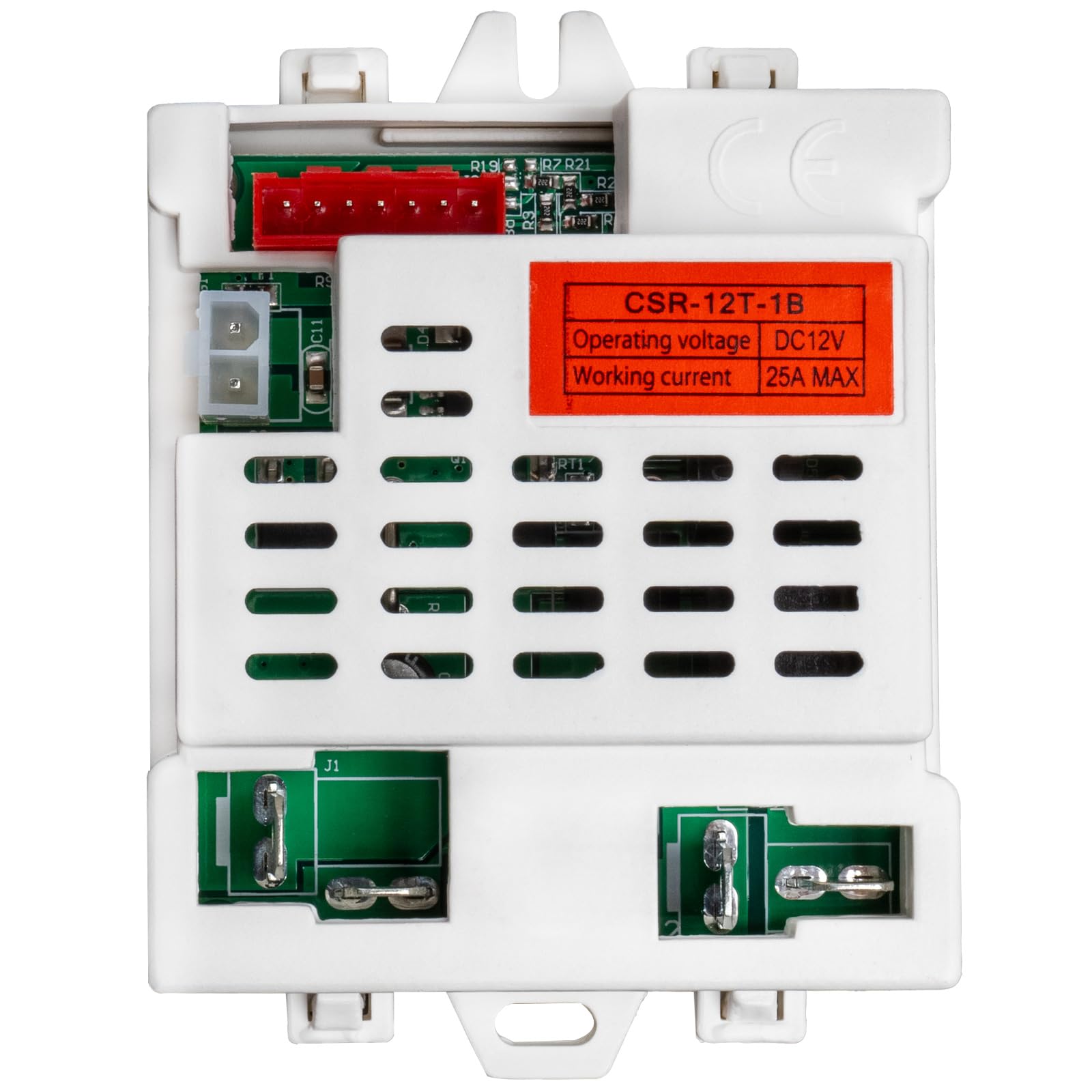 Replacement CSR-12T-1B=CSR-12T-1A 12v Children's Powered Electric Vehicles Control Box Motherboard Receiver for Ride on Toys car Compatible with Power Wheels Best Choice Products Jeep