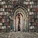 YINGXIN88 Puzzle Adulti Bambini Jigsaw Puzzle 1000 Pezzi - Porta nella libreria - Puzzle in Stile pittorico unico-38x26cm