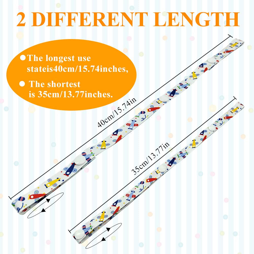 Cordino Per Passeggino, 6 Pezzi Guinzaglio Per Cinturino Giocattolo Per Bambini Cordino Baby Toy Strap Cinturino Per Passeggino Regolabile Regolabili Per Passeggini, Seggioloni