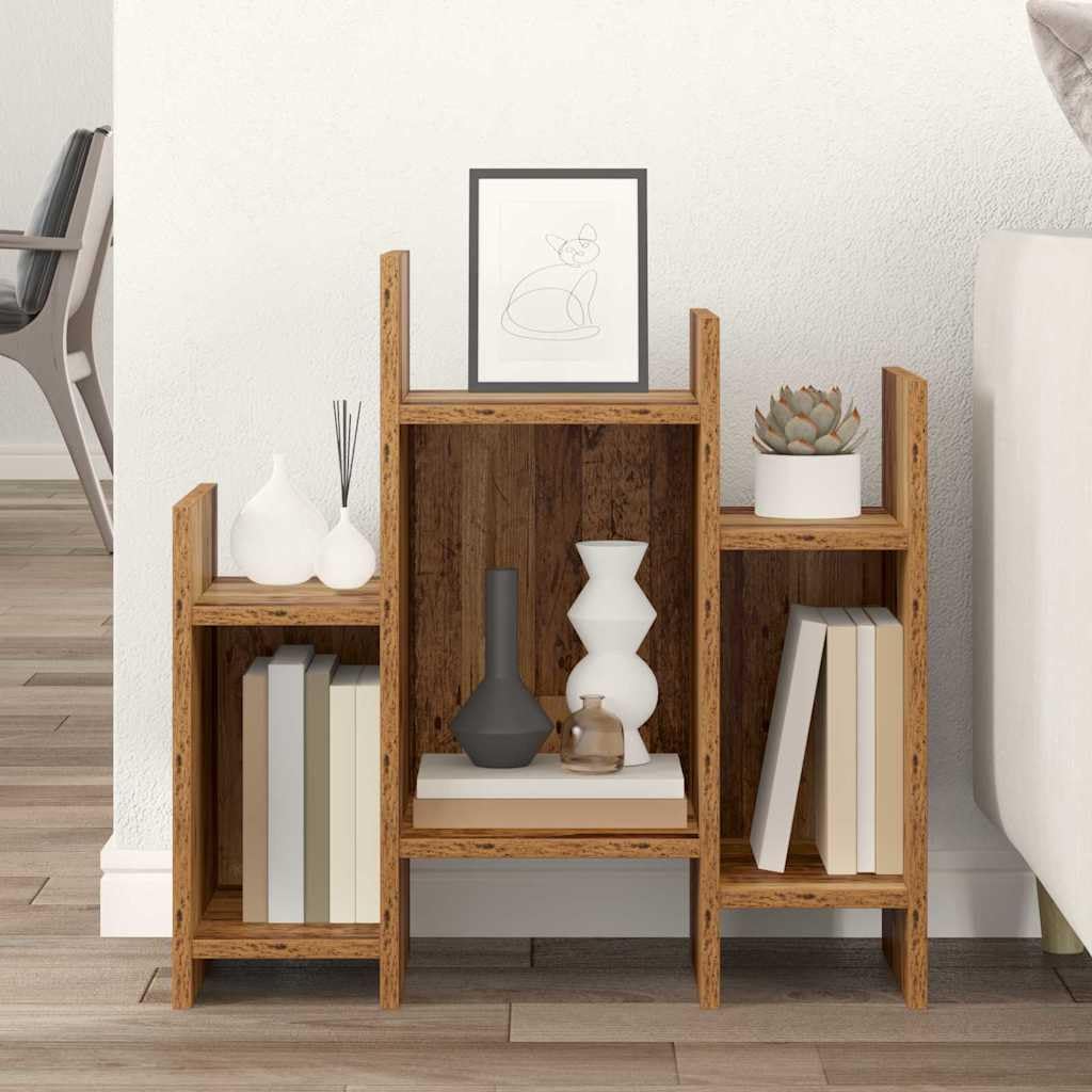 Armadio laterale in legno anticato, 60 x 26 x 60 cm, in legno