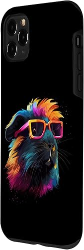 Miniatura 5 de iPhone 12 mini Guinea Pig Lovers Colorful Pop Art Guinea Pig Case