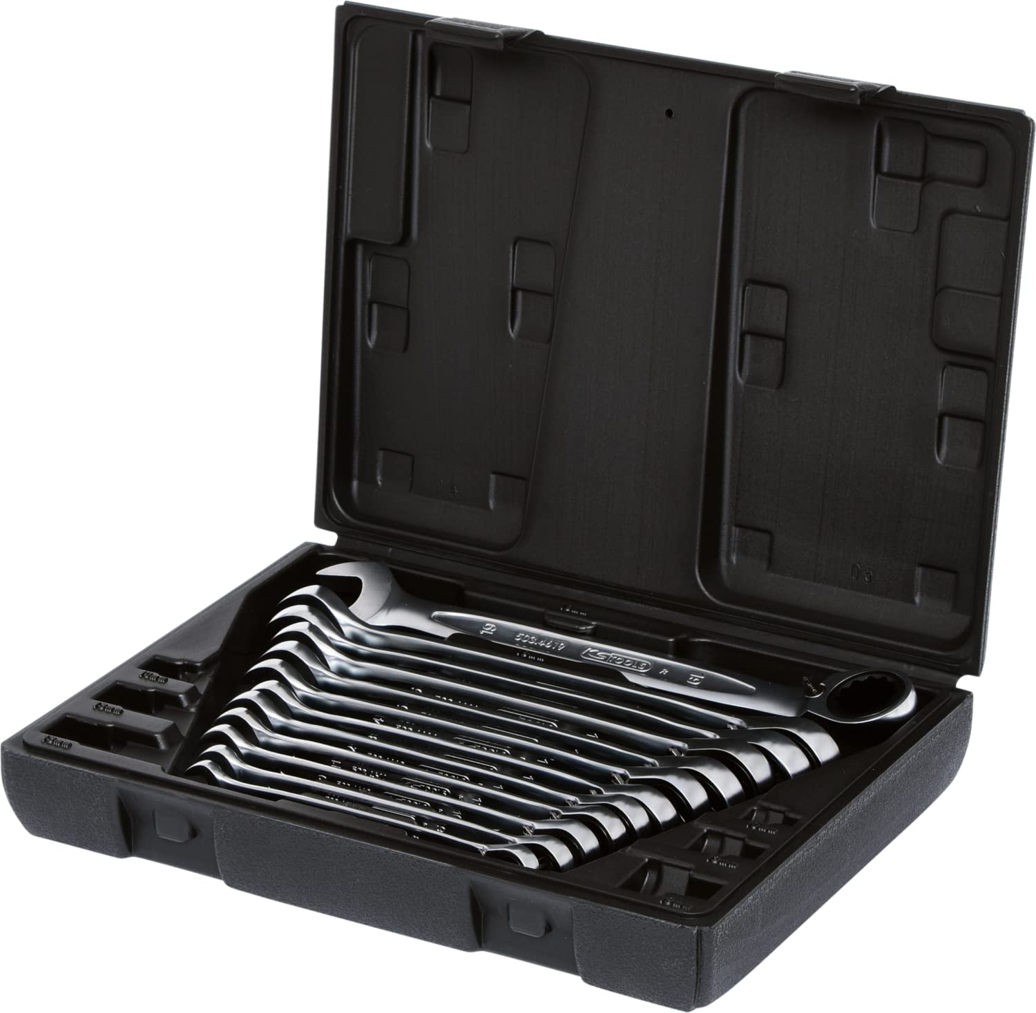 KS Tools 503.4665 Juego de llaves combinadas de carraca GEARplus, conmutables,12 pzs