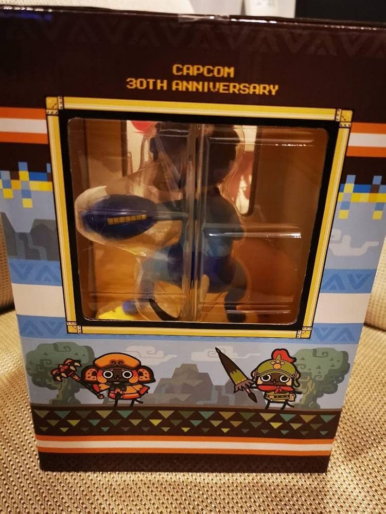 ロックマン装備アイルー 一番くじ 30th Anniversary フィギュア 一番くじ カプコン30th Anniversary D賞 ロックマン装備アイルー