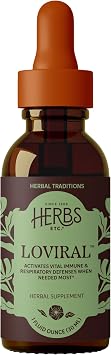 Herbs Etc. Loviral Liquid Extract, Immune Response, Vegan, 1 fl oz