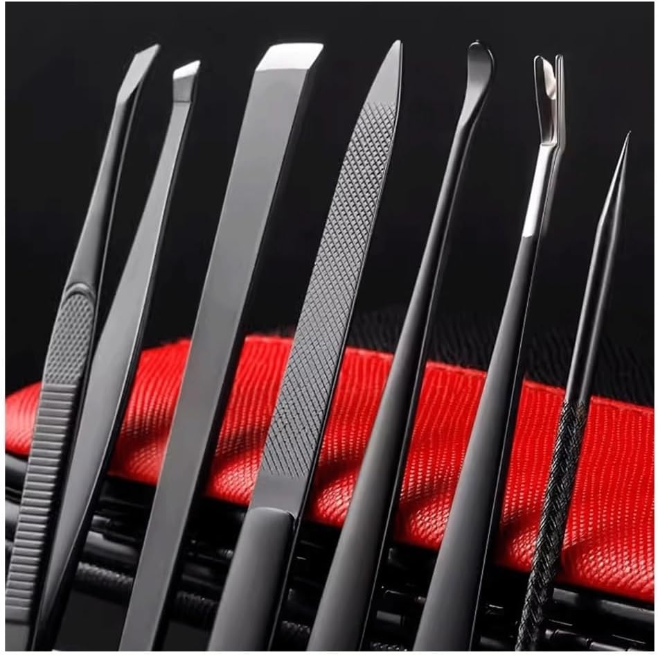 Nail Clippers 11 Piece Nail Clipper Set Large Nail Clippers Nail Scissors Upscale Portable Manicure Cutters Pedicure Tools Nail kit