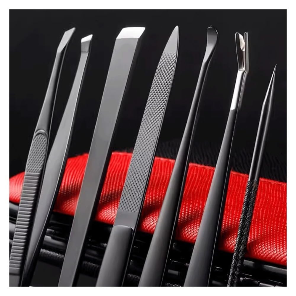 11-częściowy zestaw obcinaczy do paznokci zestaw obcinaczy do paznokci duże obcinacze do paznokci luksusowe przenośne obcinacze do manicure narzędzia do pedicure stopy obcinacz do paznokci i obcinacz