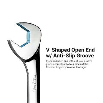 Capri Tools 7/8 in. Angle Open End Wrench, 30° and 60