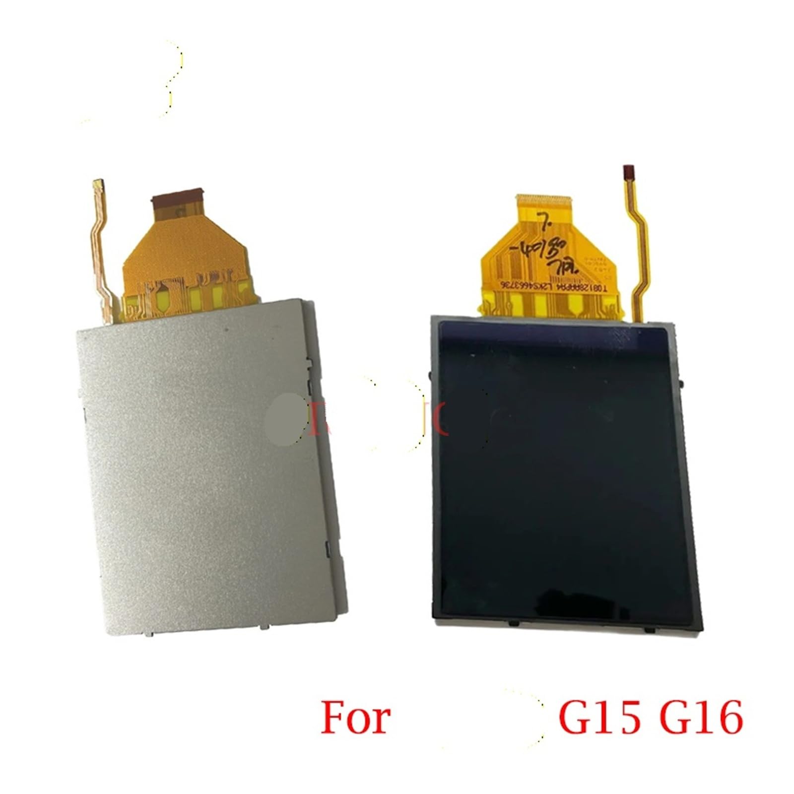 Schermo LCD, compatibile con Canon, G15 G16 for parte di riparazione della fotocamera digitale Powershot con vetro + retroilluminazione(B)