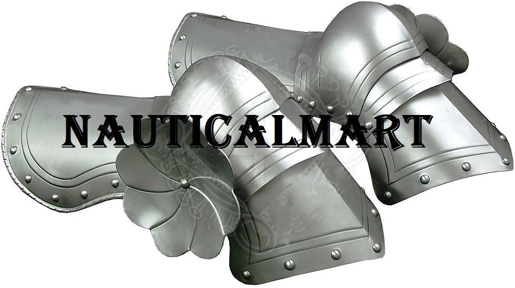 NauticalMart Plate Armour Forged Medieval Knight Pair of poleyns Naldo