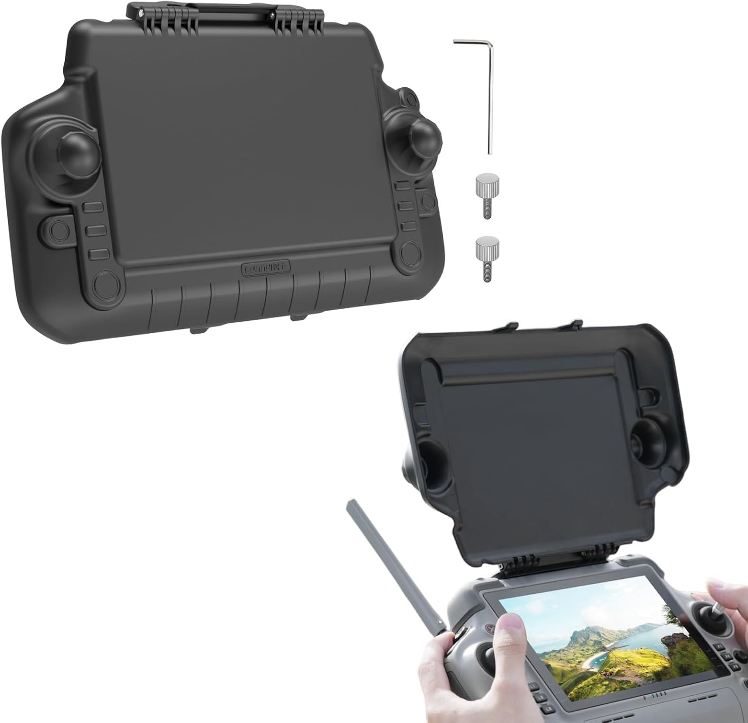 Sun Hood for DJI RC Plus 2, Sun Shade Screen Protector Remote Controller Protective Cover Drone Protection Accessories