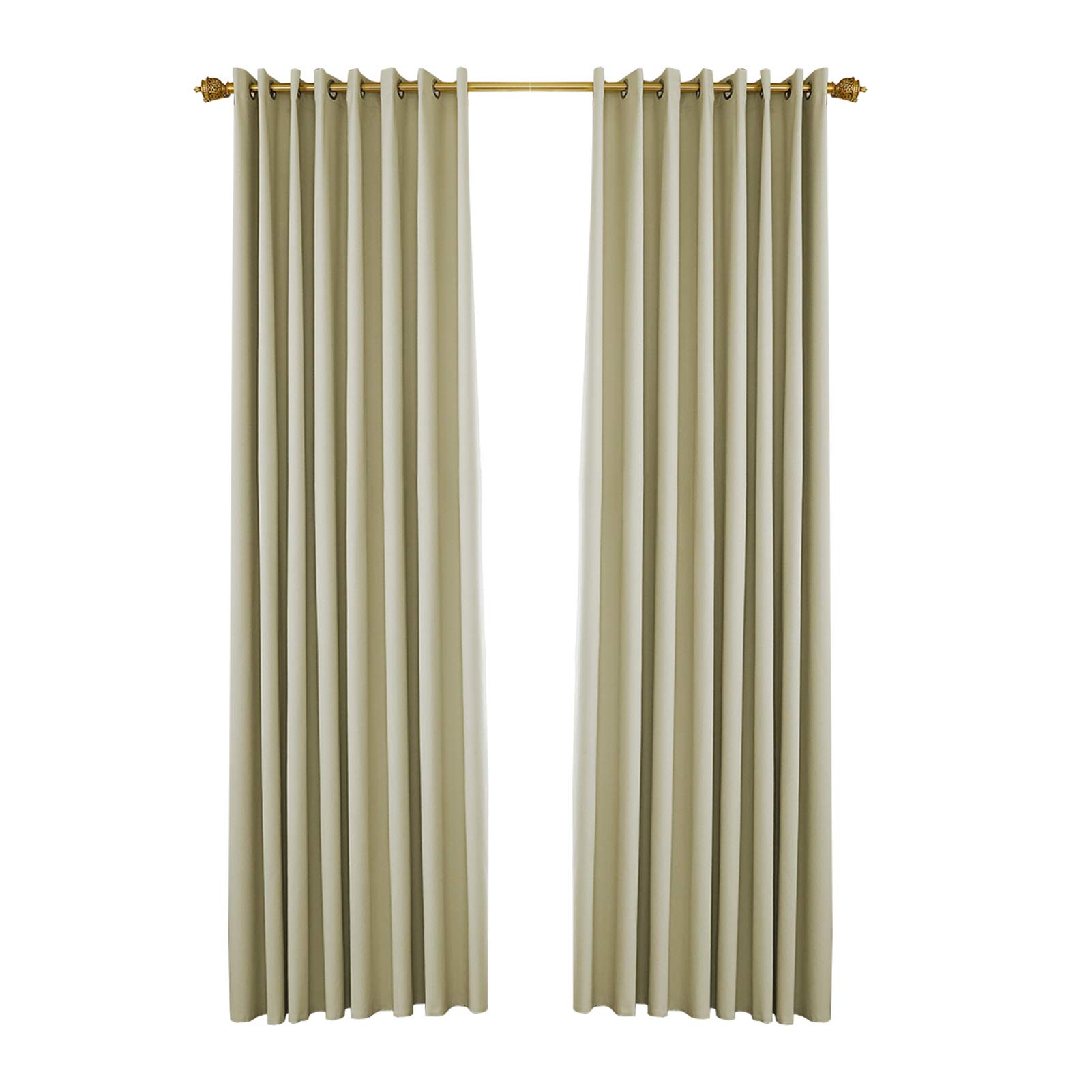 Pergola Outdoor Drapes,Blackout Patio Outdoor Curtains,Waterproof Outside Decor with Rus roof Grommet for Pergola/Porch(2 Panel,52''W*63''L)(Beige52 Wx63 L) -Layfoo-image-22