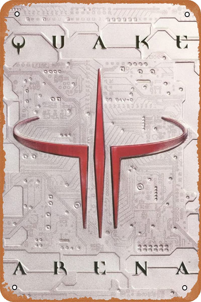 Doom Poster Blechschild 30x20cm - Retro Metall Poster Für Gaming Zimmer Deko