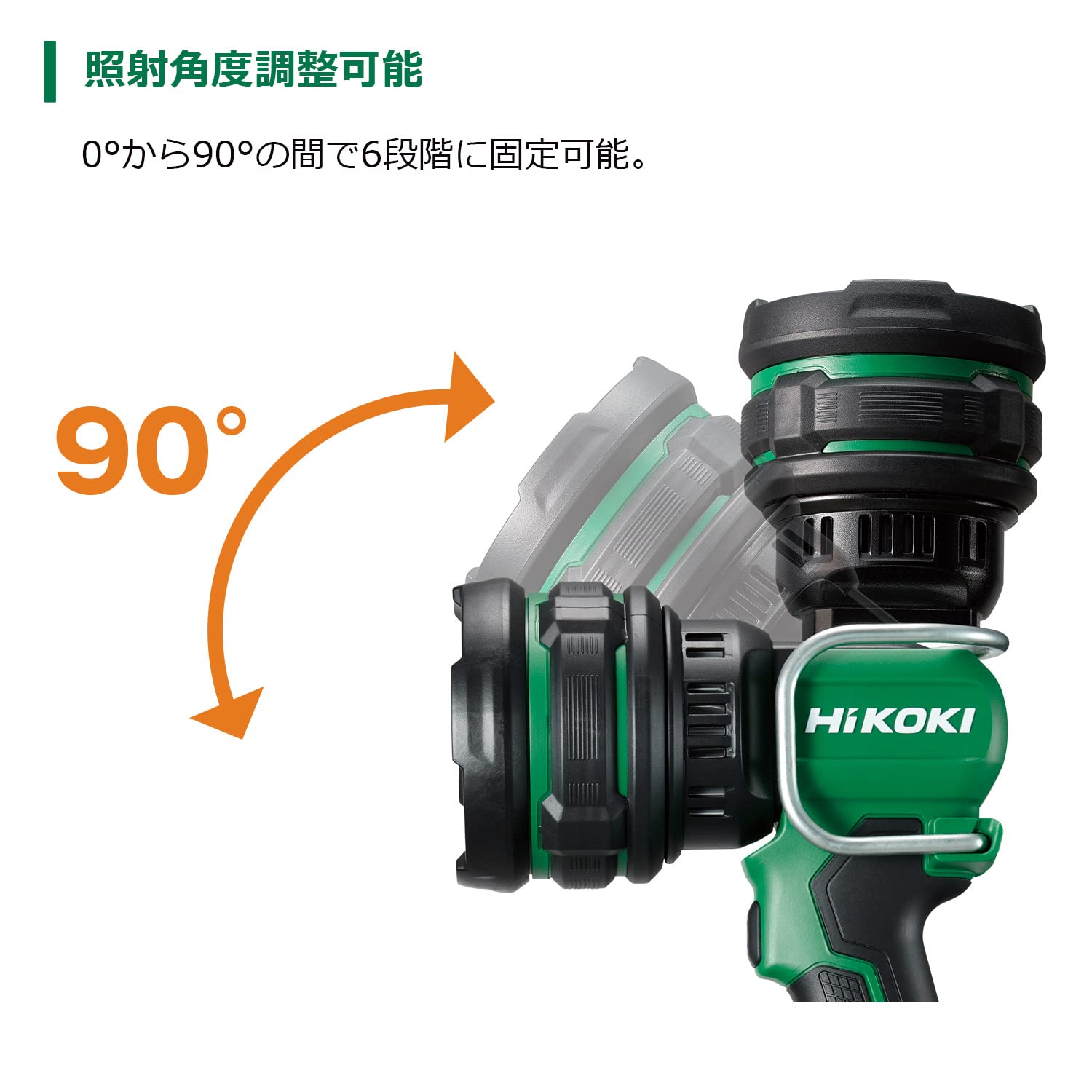 Amazon.co.jp: HiKOKI(ハイコーキ) 防水機能 点滅機能 18V 充電式 