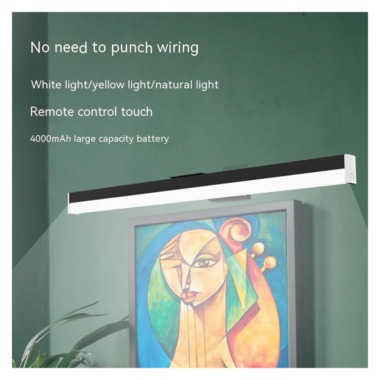 Światła obrazu Wewnętrzne nowoczesne kinkiety ścienne lampa ścienna z lustrem oświetlenie wewnętrzne 55cm LED ładowane na USB światło łazienkowe lustro kinkiet