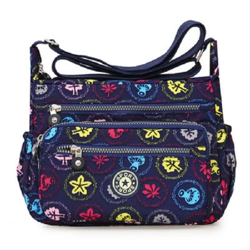 Image of Single shoulder Messenger Crossbody Bag Nylon Purse Satchel Travel Women Lady Fashion Top Handle