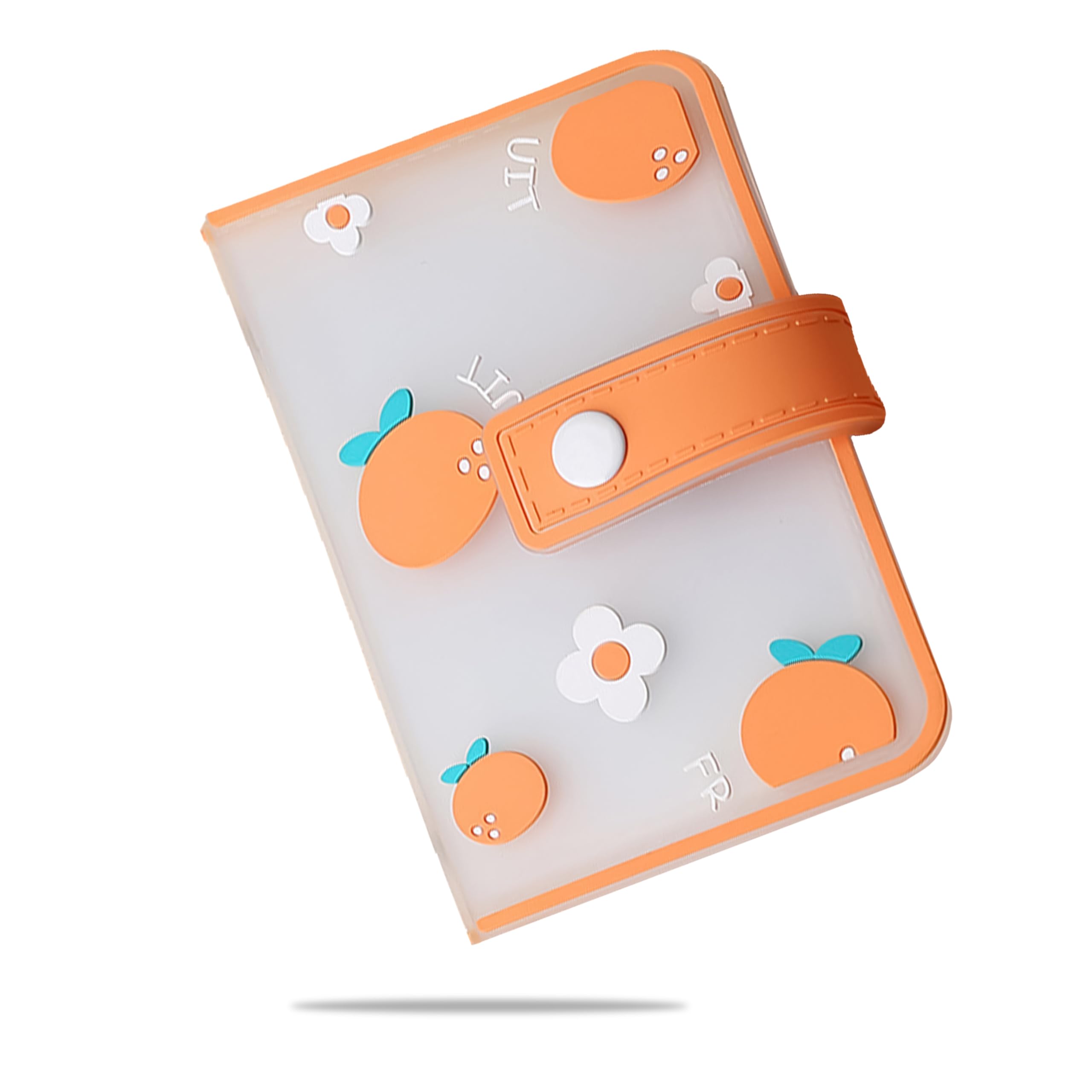 Polyester Card Holder Wallet for Women/Kids - The Ultimate Stylish and Compact Credit Card Holder, Debit Card Holder, ATM Card Holder Organizer for Your Cards (2 Foldable, Orange, Dmfp560)-image-6