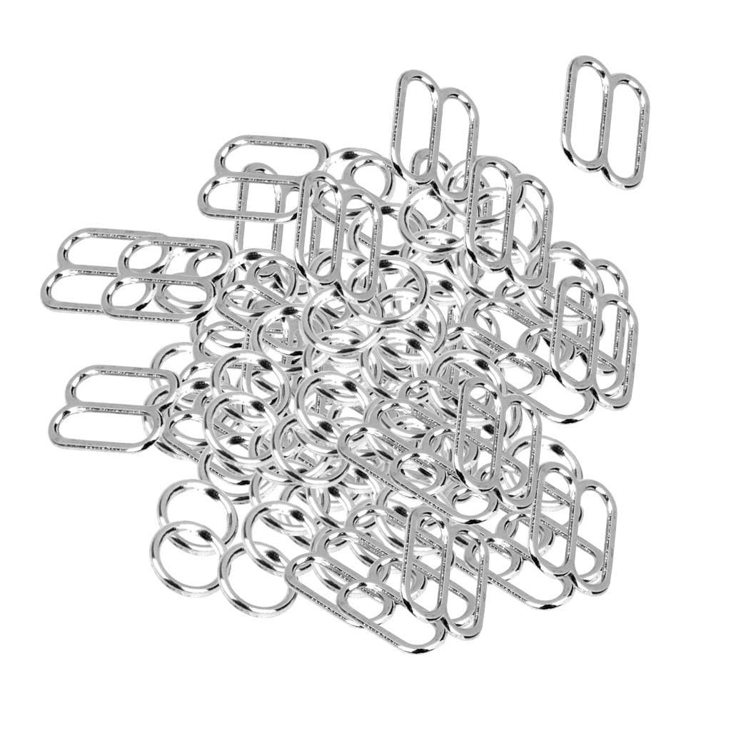 ZOOMELLA Bra Strap Adjustment Sliders Rings Hooks Fig Lingerie Sewing Fastener|Breast Forms, Enhancers| Breast Forms Enhancers-image-28
