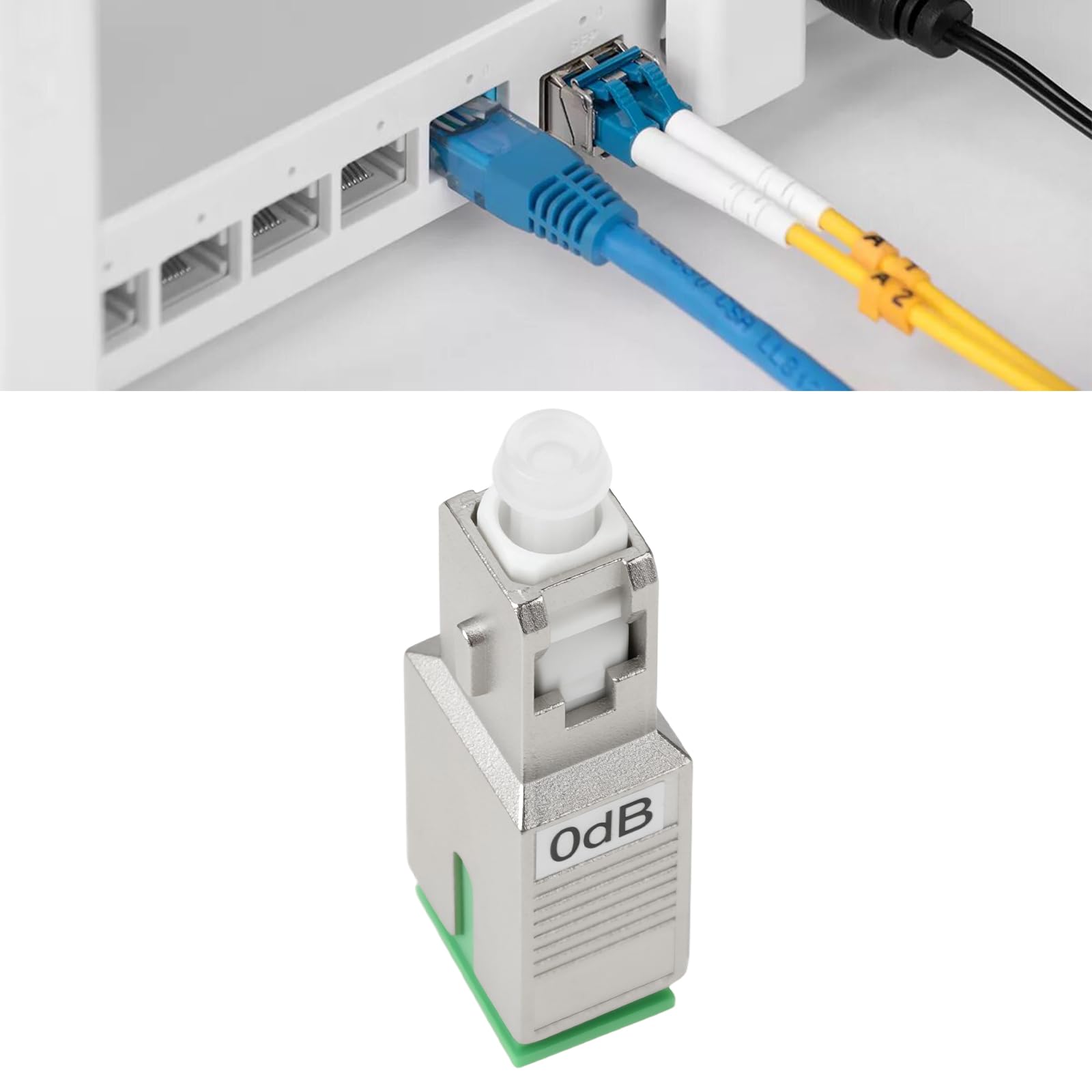 2x SC UPC maschio a SC APC femmina adattatore fibra ottica 1200-1600nm connettore manica ceramica a bassa perdita