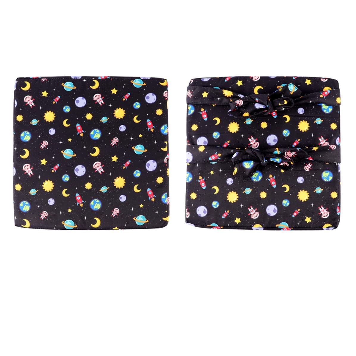 PRETYZOOM Cuscino Trasportare Rialzo Twill e Nero per Sedia Ragazzo Ragazza a Facile Leggero da Casa e Ristorante, Adatto Ragazzi e Ragazze