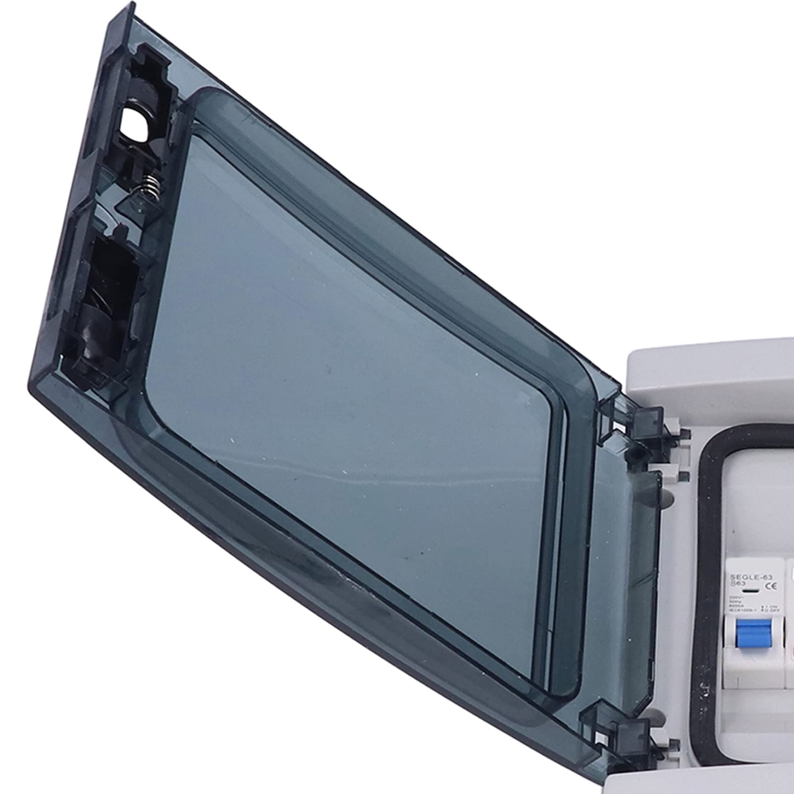 CHICIRIS Caja de Distribución Resistente a la Intemperie 4 Disyuntores | Carcasa Resistente a Impactos ABS+PC, Protección contra Sobrecorriente y Cortocircuitos, Uso para Taller de Garaje Al Aire