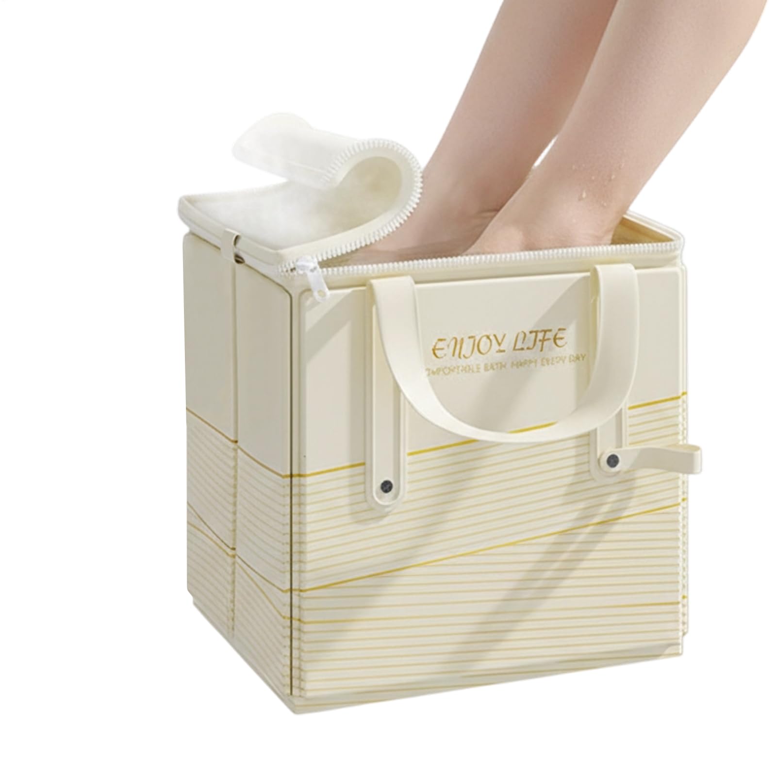 Lavabo plegable para camping y cuidado de la piscina en el jardín