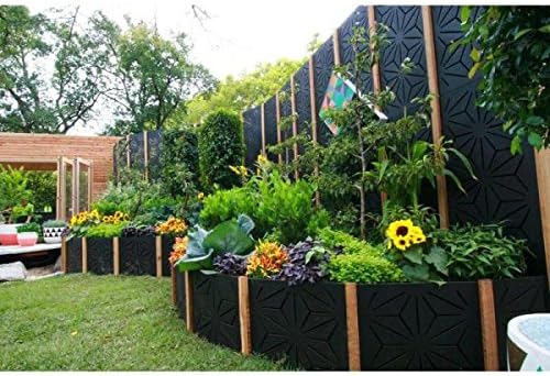 5/16 in. x 24 in. x 48 in. Star Anais Modular Hardwood Composite Decorative Fence Panel