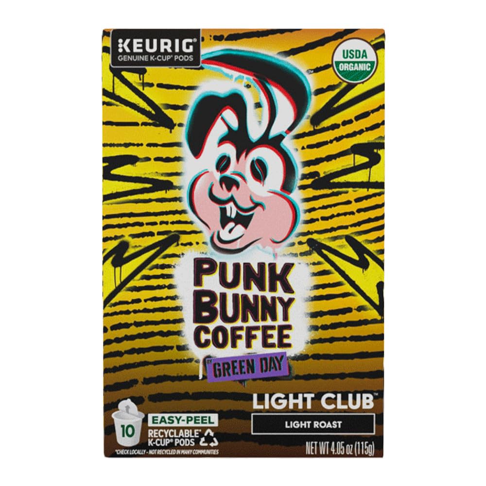 Amazon.com: Punk Bunny Light Roast Coffee, Organic Coffee Pods