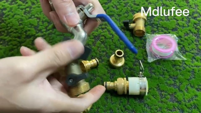 Gartenschlauch Schnellverbinder Messing - 2in1 Adapter Für Wasserhahn