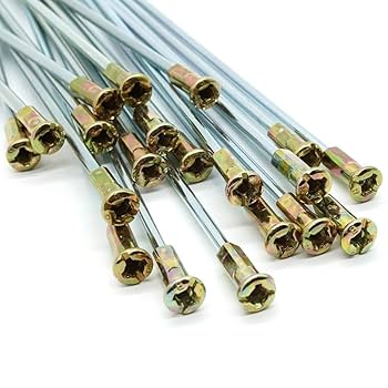 Bicycle Spokes With Nipples Zinc 14g 110mm To 200mm Warranty: Yes At