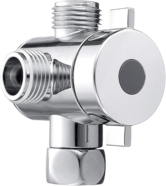 3 Way Shower Arm Diverter Valve G1/2" Universal Handheld Shower Arm