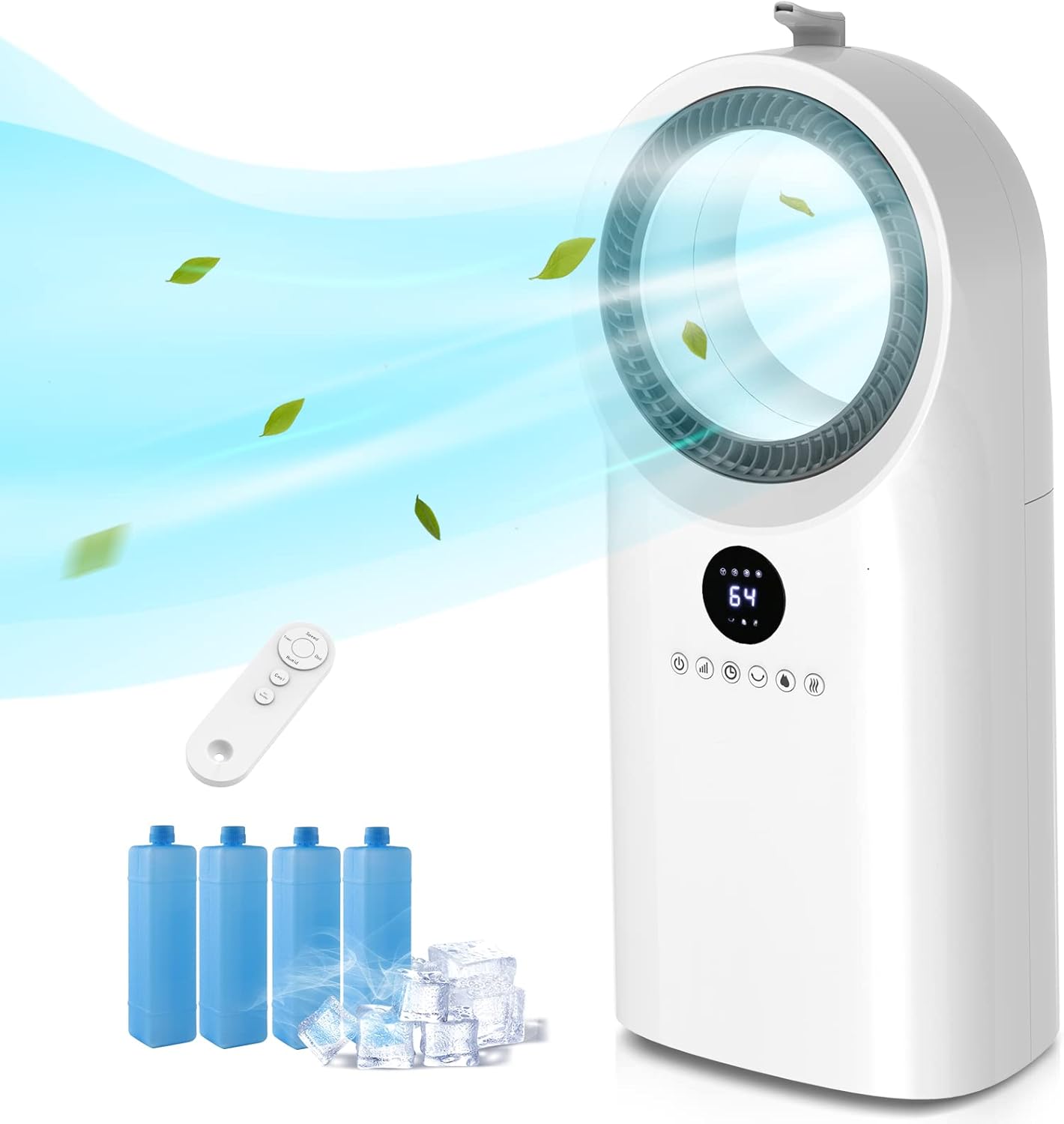 LIFEPLUS Portable Evaporative Air Cooler with Remote Kuwait Ubuy