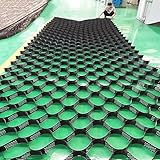 ERRULAN Truegrid Porous Ground Paving Grid, Honeycomb Permeable Pavers for Filling Soil/Sand, Gravel Stabilizer Grid Outdoor Storage Shed Floor Mat (Color : WxH, Size : 2x6 m/6.5x20 ft)