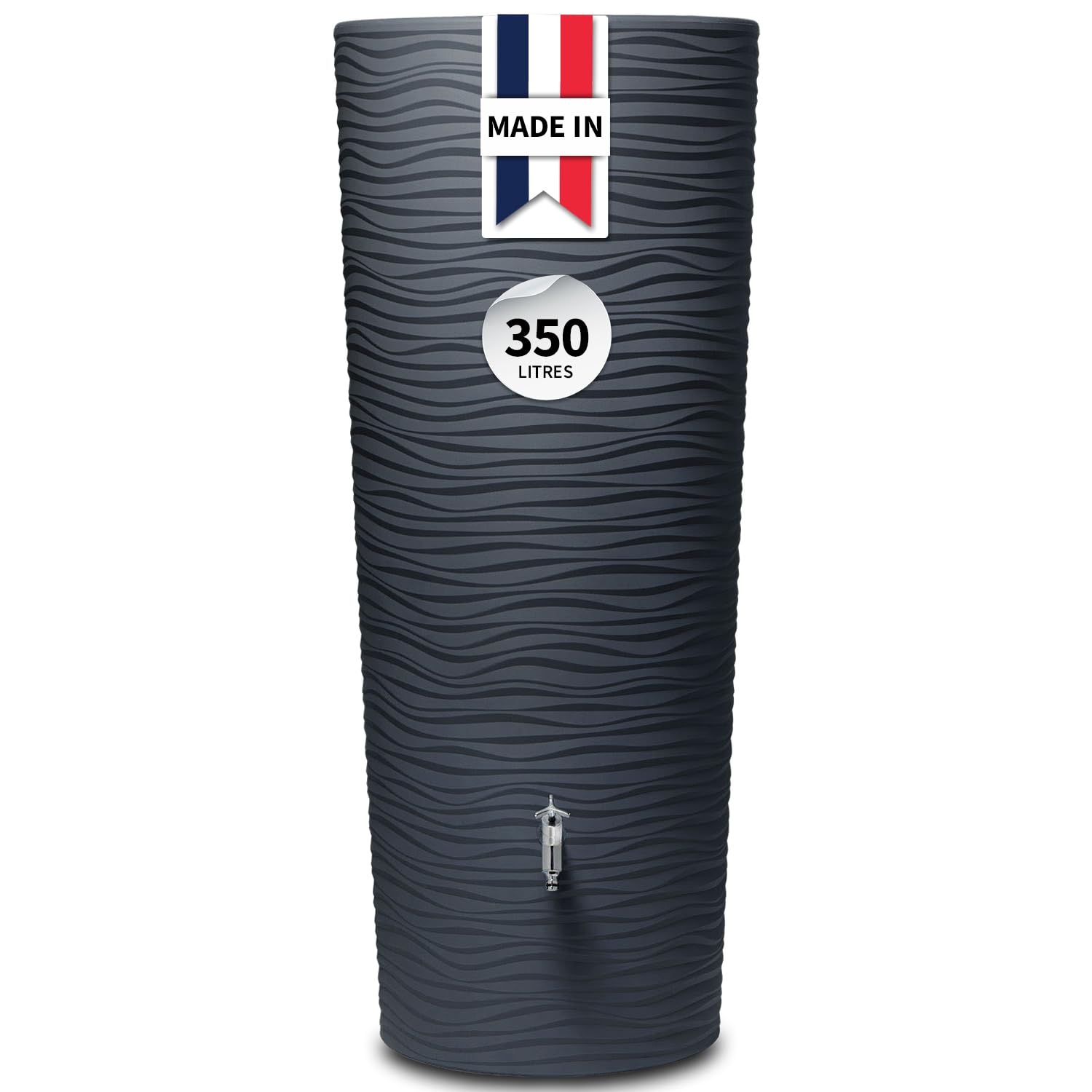 Garantia Récupérateur D'Eau De Pluie 2en1 Avec Bac à Plantes Taupe